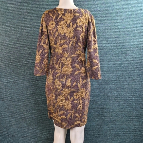 DIOSA Metallic Goddess Mini-Dress - Picture 4 of 11